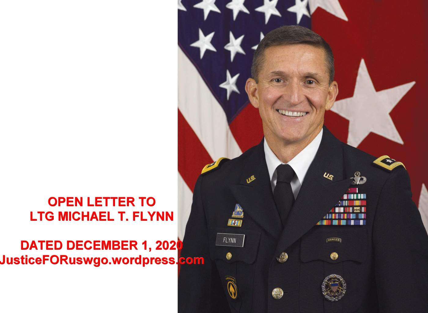 open letter to General Michael Thomas Flynn Digital Soldiers2